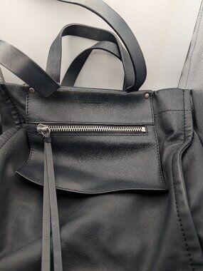 Black Leather Lucky Brand Lod Angeles Bag